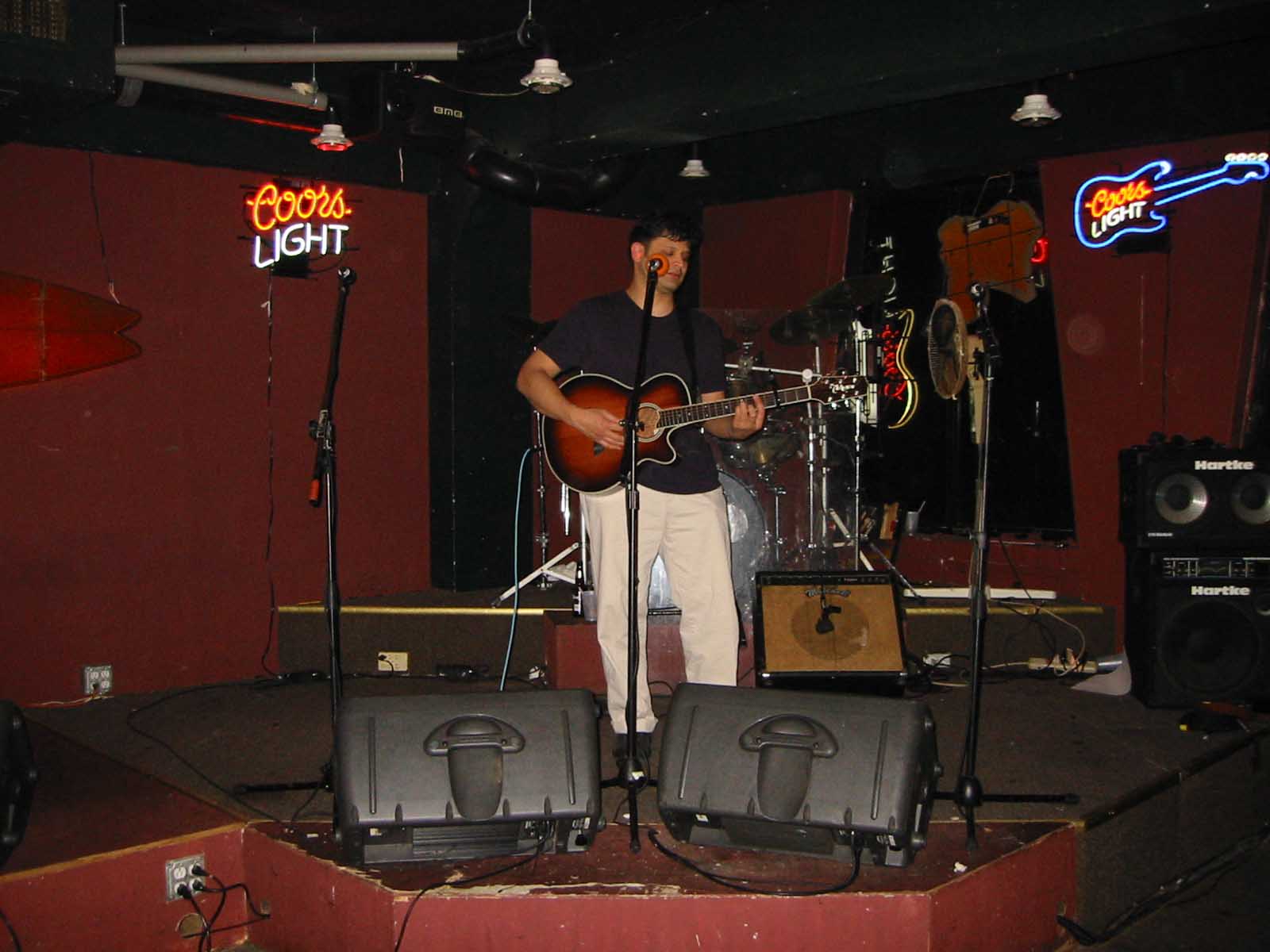 Jake at Casa's Open Mic 2002