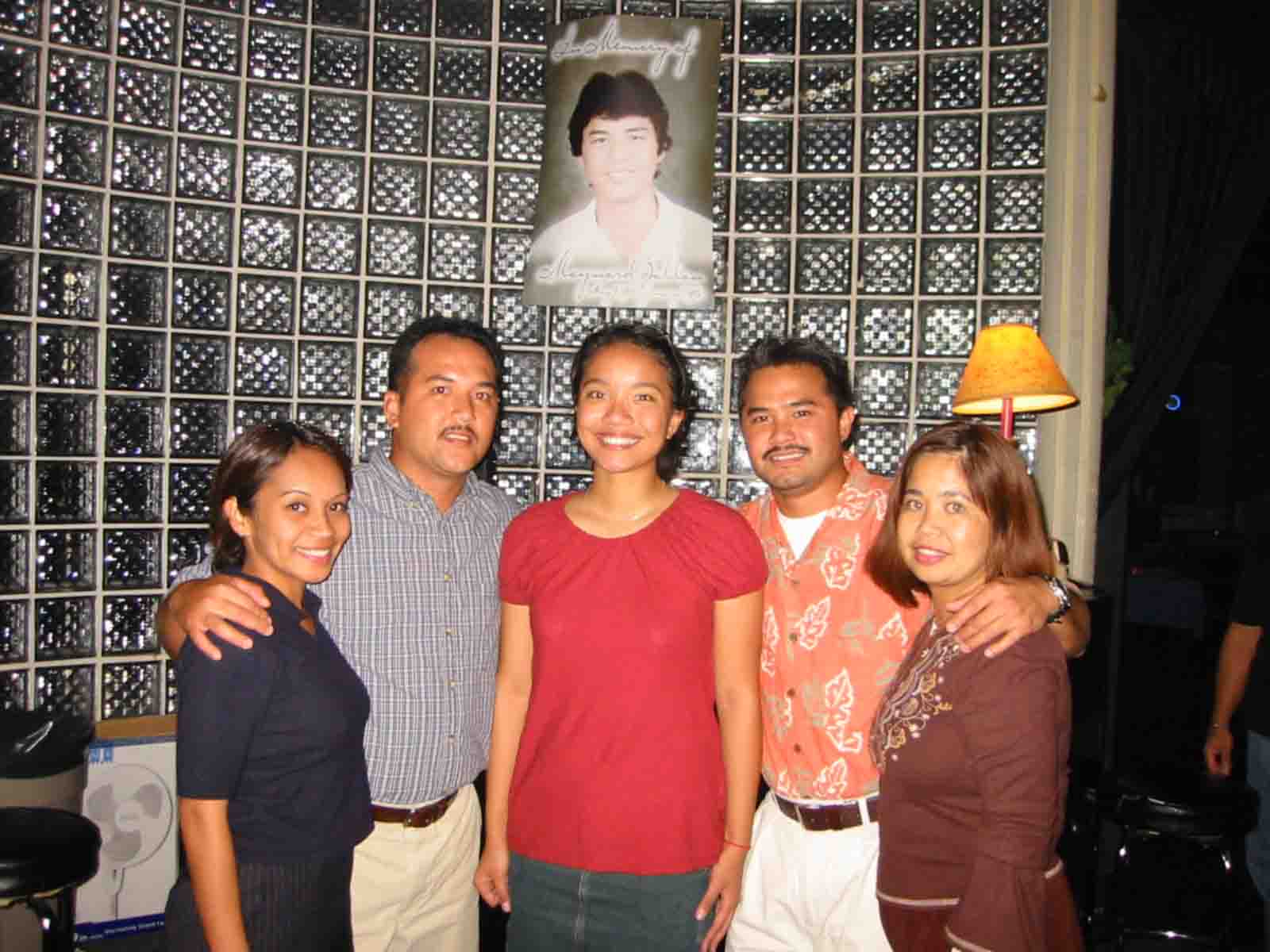 Maynard Sablan's Family at the FD 86 Memorial Fundraiser